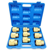 9pcs/set Motorcycle Front Fork Oil Seal Disassembly and Maintenance Tool Disassembly Socket Wrench Timing Tool