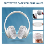 200Pieces Headphone Covers Disposable Ear Earpads Sanitary Non-Woven Headset Cover Sweatproof Stretch Earphone Protector