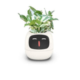 Tuya Smart Pet Planter Robot Adorable Plant Companion Smart Planter 7 Smart Sensors Time/Date/Luminance/Moisture Display Planter