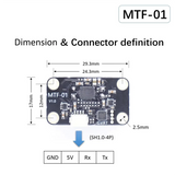 A43I MTF-01 MicoAir Optical Flow & Lidar Sensor Module UAV Positioning Module for Ardupilot