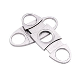 20pcs Stainless Steel Cigar Cutter Double Blade Guillotine