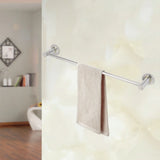57CM Towel Bar Stainless Steel Wall-Mounted Towel Holder Rack Hanger Storage Bathroom Shelf