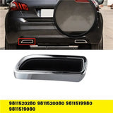 Chrome Exhaust Tail Pipe Cover Trim For 308S 15-20 Decorative Tail Throat Frame Car Part 9811520280 9811519980 L