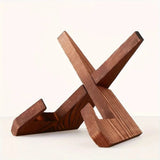 Wooden Wooden Recipe Holder Display Bookend Function Reading Wooden Bookend Hanging Recipe Organizer Dining Room Kitchen