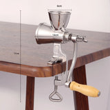 Hand Crank Coffee Bean Grinder Manual Stainless Steel Fixed Pepper Grinder Multifunctional Spice Grinding Machine Easy To Clean
