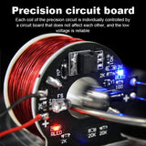 6 Coil Electromagnetic Cyclotron Ring Accelerator Electromagnetic Ring Electromagnetic Cyclotron Circular Accelerator