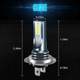 LED Car Fog Light 110W 6000K H7 9005 LED Headlight Bulb Super Bright LED Driving Light IP67 Waterproof DC 12-24V Car Accessories