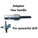 Garden Drill Adapter Carbon Steel Easy To Install Auger Adapter  1 To 3 Stable Connection 2 Pits 2 Slots for Garden