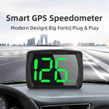 GPS Heads Up Display Large HD Screen Accurate Speed Display Car HUD Plug and Play