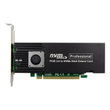 Pcie X16 ASM2824 To 4 Port M.2 Nvme SSD Adapter Expansion Card Quad Mkey Nvme To Pci-E Converter
