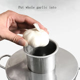 110220V Electric Garlic Peeler Machine Stainless Steel Commercial Home Grain Restaurant Barbecue Separator Convenient