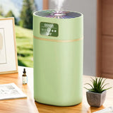 Thick fog humidifier 1.1L, household silent bedroom large capacity colorful breathing light rainbow light, with night