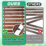 Boardwalk Pathway Pavers for Outsi 8.2 Ft Wooden Garden Pathway - Weather Resistant Carbonized Pine Roll Out Decorative Walkway