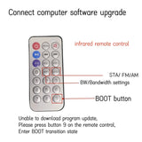 High Sensitivity Desktop TEF6686 Radio Digital FM/AM Radio Built-in Lithium Battery And AM Antenna
