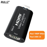 MS2130 Real USB 3.0 Hd 1080p 60fps HDMI Video Capture Card Game Recording Box Live Streaming for PS4 Ps5 Switch Camera Laptop PC