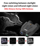 DT99 Night Vision Goggles, Binoculars with 2.5K 8X Digital Zoom, 3W 850nm Infrared Spotlight, Advanced Dual-Screen for Hunting