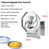 Stainless Steel Manual Slicer Lemon Cutter Potato Garlic Slicer Shredding Machine Commercial Fruit Vegetables Cutting Device
