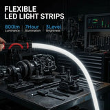 Flexible LED Flashlight Stick,Professional Work Light,Portable Tool for for Mechanics,Car Repairs, Inspections & Tight Spaces