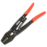 HX 10 Carbon Steel Crimper Ratchet Terminal Crimper Pliers 1.25~10mm AWG10-6 Red Handle