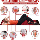 Red Light Therapy Pad, Medical Grade 960 LEDs NIR Near Infrared Light Therapy Mat for Muscle Pain Relief & Recovery, Wearable