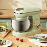 220V 3L Multifunctional Mixer 600W with 6 Speed Settings and Timer Pure Copper Motor 304 Stainless Steel Bowl for Kneading Dough