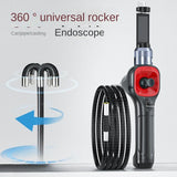 2025 P67 360 Articulating Borescope 4-Way Joystick Articulation Inspection Camera 6.2MM HD Steerable Endoscope With LED for Car