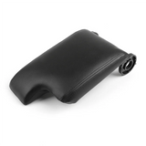Black Leather Armrest Center Console Lid Cover For BMW E46 3 Series 1998-2006 Black Replacement Parts Accessories