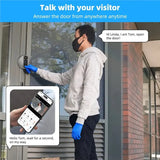 -Wifi Enabled 4.3-Inch LCD Visual Cat' S Eye Peephole Camera Night Vision 1080P Digital Door Detector Home& Outdoor Use