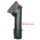 Dust Brush Adapter 32Mm Round Horse Hair For Shark NV350 NV351 NV352 NV356 NV356E NV357 Dusting Brush Conversion To