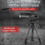 10-380X100 High-definition Binocular Telescope 10-90X Zoom Handheld Outdoor Birdwatching Binoculars with Large Objective Lens