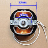 YJ58-20 Copper Wire 220V Shaded-pole Asynchronous Motor 26W Clockwise Rotate Motor AC Motor Warm Air Blower Accessories