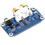 PCM5122 I2S DAC HIFI Sound Card for Raspberry Pi 5/4/Zero, Plug and Play Hi-Fi Audio Shield Board