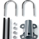 1 Set For Starlink Dish Antenna U-Bracket Kit Antenna Mast Pipe Mount And Flag Pole Adapter Works With For Starlink Dish Mount