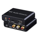 192KHz ARC Audio Adapter Extractor Digital to Analog Audio Converter DAC SPDIF Coaxial RCA 3.5mm Jack Output For TV Monitor