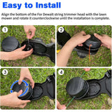 DWO1DT995 Trimmer Head For Dewalt DCST920, DCST922, DCST925, DCST970, DCST990 String Trimmer Head Easy Install Replacement Head