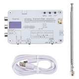 For Hamgeek White Analog TV Signal Transmitter Home Analog TV Transmitter With OLED Display Supports Global Tvs