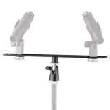For Alctron MAS020 Double Microphone Stand Stereo Recording Dual Microphone Stand