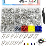 1050Pcs Terminal pin for car connectors Car Electrical Wire Connectors Terminal Pins Male Female electric pin automotive pin