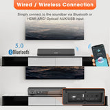 SE07 Sound Bar System Wireless Home Theater System 40W High-Power Bluetooth Speaker Home Theater Remote Control Desktop Speakers