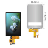 3.5 inch TFT LCD Display 320*480 Resolution SPI 4-Wire Serial Interface ST7796U Driver Capacitive Touch GT911 Plug-in 18Pin