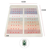 Far Infrared Therapy Mat with Amethyst & Negative Ions Photon Magnetic Heating Pad for Pain Relief & Detox | Bioenergy Gemstone