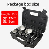 9-piece carbide tile hole opener set brazing grain alloy hole opener combination brick wall hole opener 9pc alloy tile hole