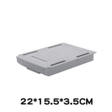 Self Stick Pencil Tray Under Desk Drawer Storage Box Hidden Stationery Organizer Stand For Pens Office Home Storage Organizer