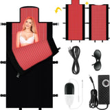 2570pcs LED 660nm Red Light Therapy Pad Sleeping Bag 850nm Near Infrared Light Therapy Large Pad