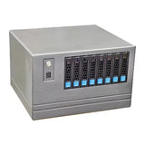 8-bay NAS Chassis, Hot-swappable Rear Panel, 3.5'/2.5' SATA/SAS Ports, MATX Motherboard, FLEX Power Supply Bay