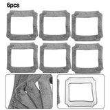 6 Pack Replacement Mop Cloth Pads For LIECTROUX YW710 Cleaning Robot, Machine Washable, Highly Absorbent Microfiber Design