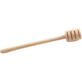 100pcs 15cm Wood Honey Dipper Stick Spoon Dip Drizzler Server for Honey Jar Dispense