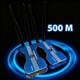 500m Wireless Transmission HDMI Extender Video Transmitter and Receiver Support Battery Game Camera Live Streaming To TV Monitor