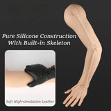 Silicone Arm Mold Artificial Practice Fake Skin Tattoo Aesthetic Professional Tattoos Practice Skins Men's Tattoos Supplies