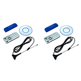 2X 25 Mhz -1760 Mhz Receiver For SDR RTL2832U R828D A300U DAB FM